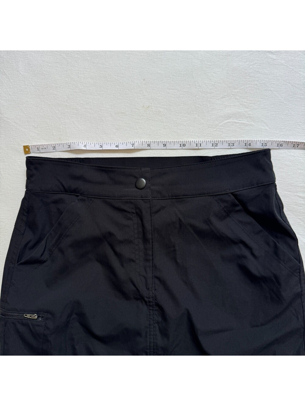 32 Degree Cool Outdoor Cargo Skort Size S Black Golf Tennis Zip Activewear - Picture 6 of 8